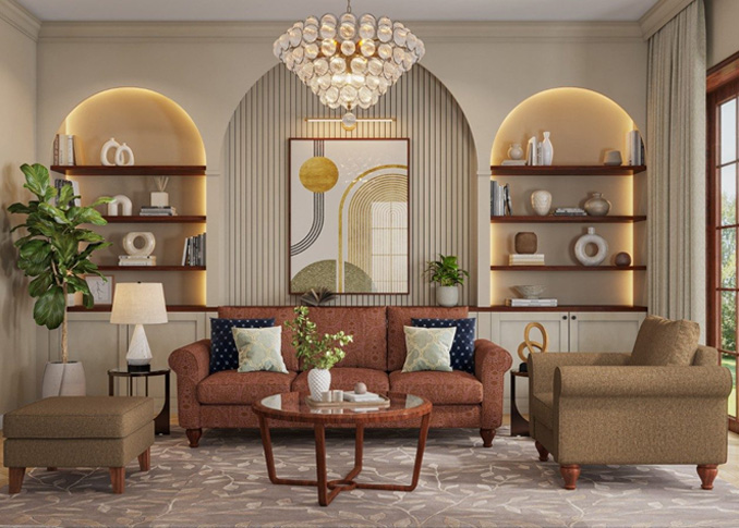 Elegant living room interior